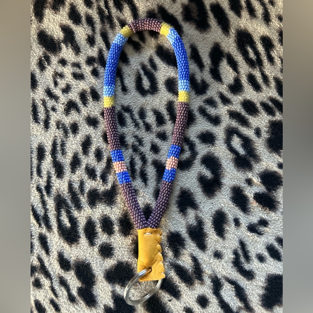 Hand Beaded By A Native American Crow not me